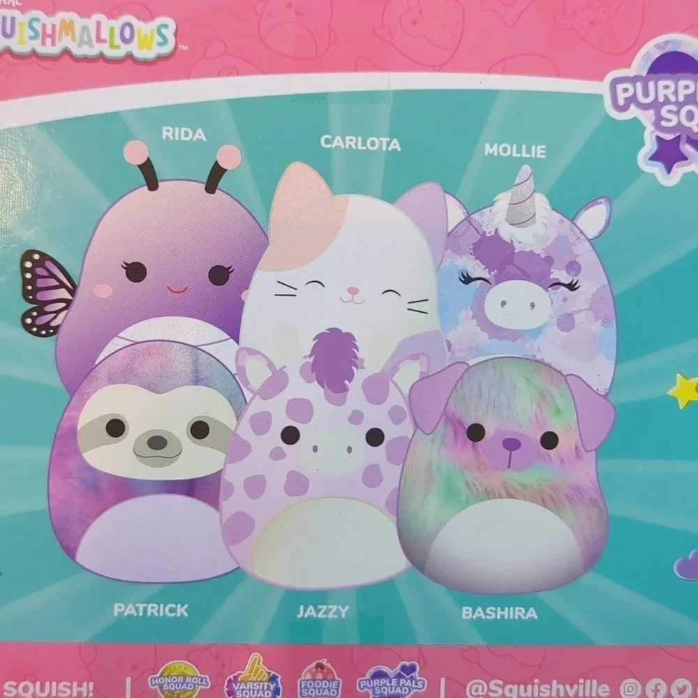 Squishville Purple Pals Squad set‎ of 6 by Squishmallows